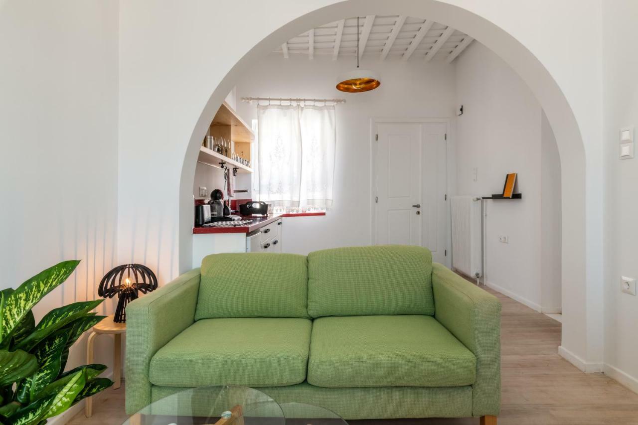 Ferienwohnung Gazia Sea View House - Mykonos Town Exterior foto
