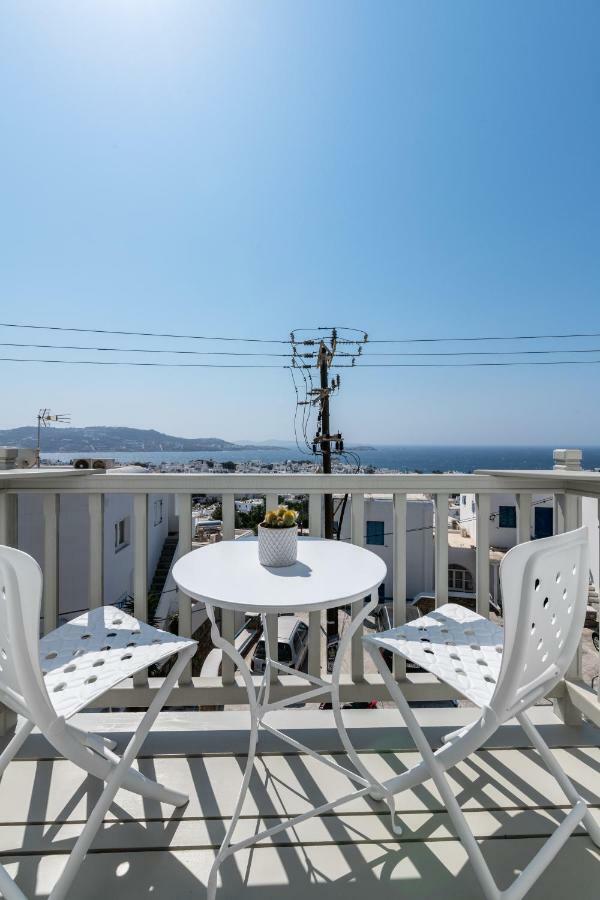 Ferienwohnung Gazia Sea View House - Mykonos Town Exterior foto