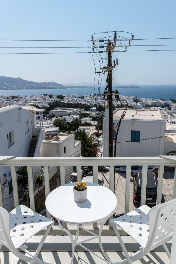 Ferienwohnung Gazia Sea View House - Mykonos Town Exterior foto